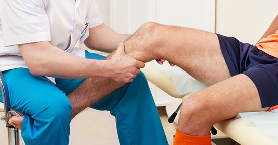Fisioterapia al ginocchio