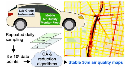 Le Google Car di Street View per monitorare l'inquinamento