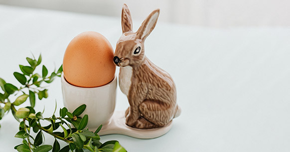 Uovo e coniglio di Pasqua