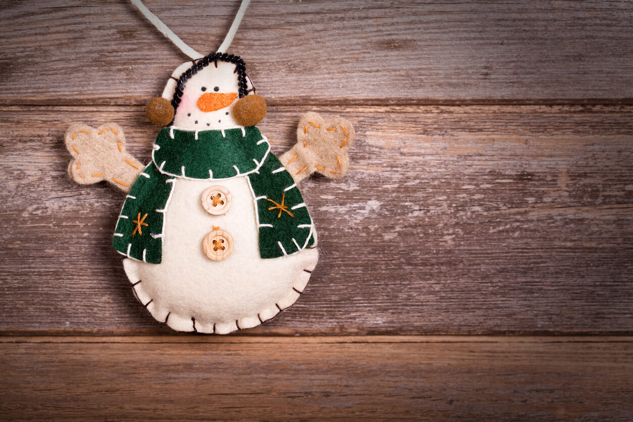 OSALADI Lanterna Di Natale A Batteria Con Pupazzo Argentato - Decorazione Pendentina Luminosa Per Albero E Feste