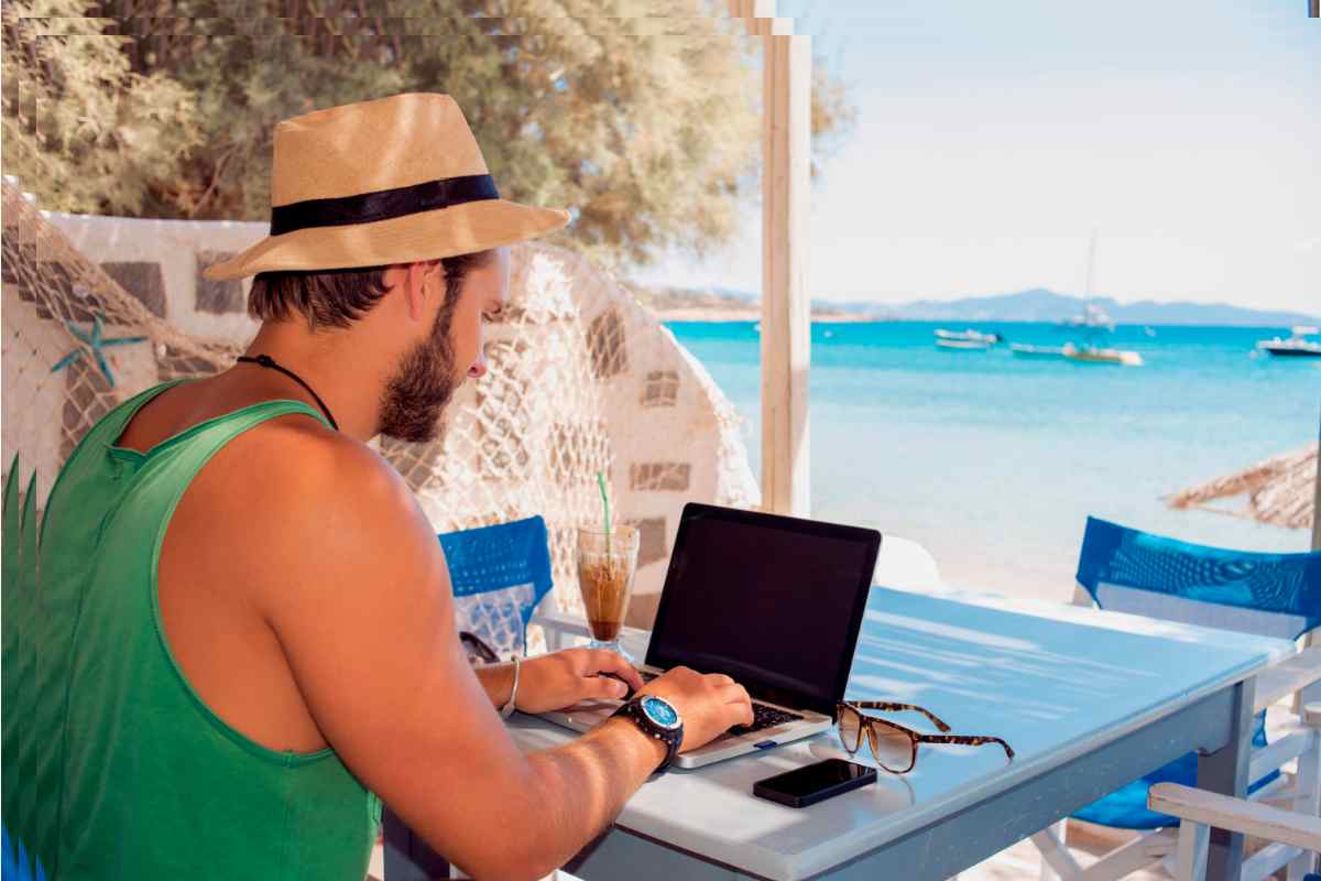 Smartworking spiaggia
