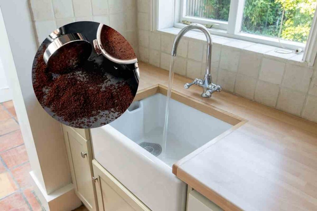 non buttare i fondi del caffè nel lavandilo: lo distruggi