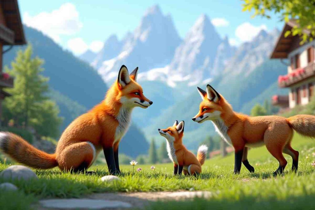 Val di Zoldo, volpi avvistate nei giardini: residenti preoccupati per la loro salute