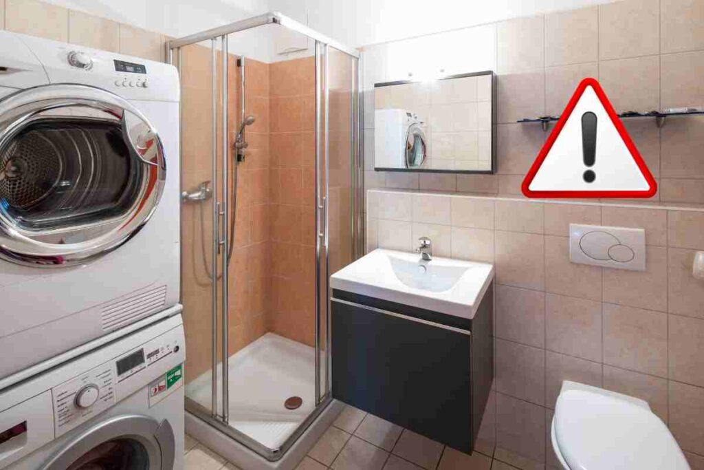 doccia lavatrice insieme? Meglio di no: lo dice l'idraulico