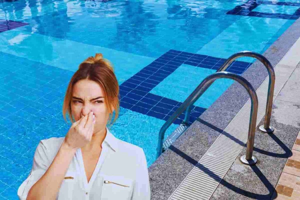 cattivo odoere in piscina