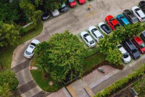 parcheggio del condominio e multe