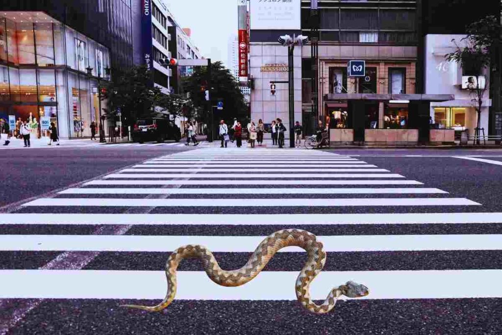 attenzione alle vipere in città