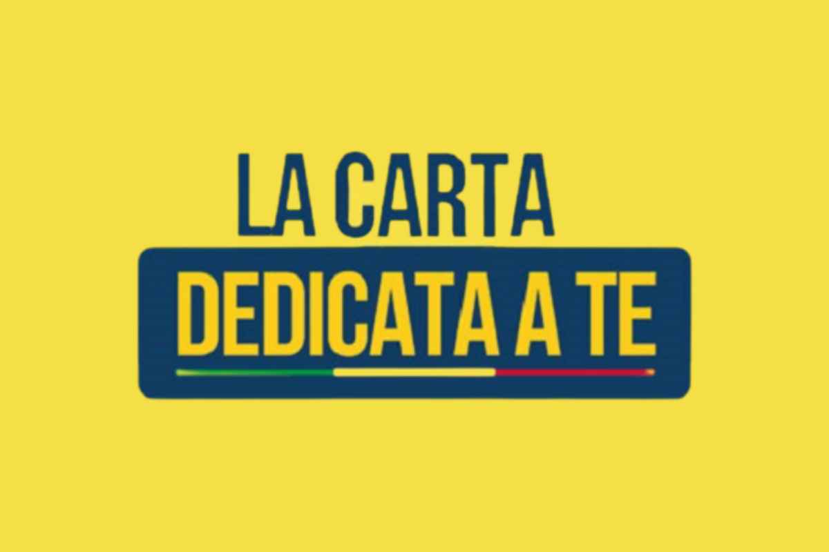 carta dedicata a te data importo tutto