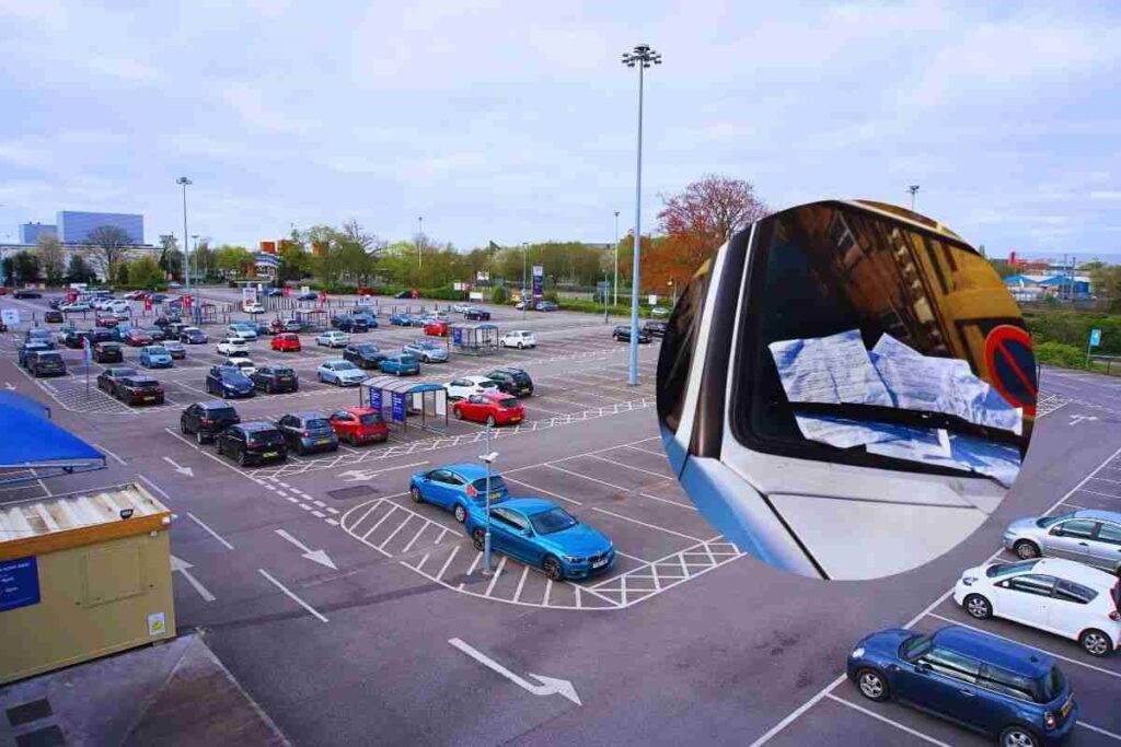 multe per i parcheggi nei centri commerciali