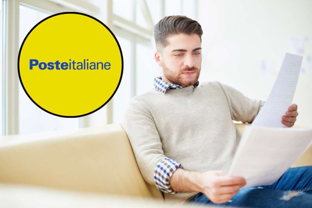 Uomo legge documento