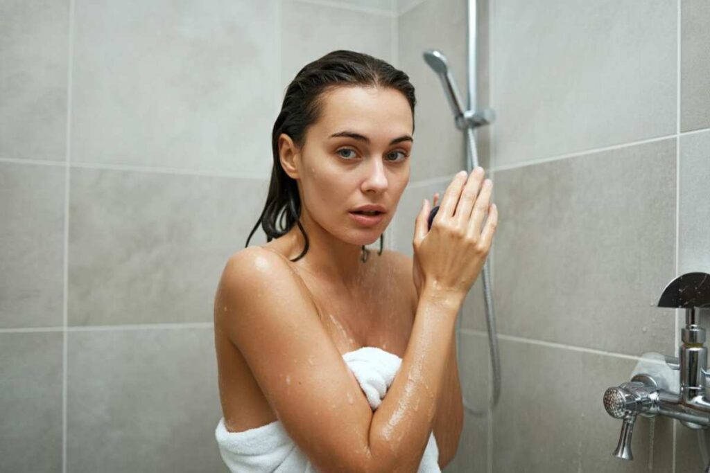 L'acqua calda della doccia rovina i capelli?