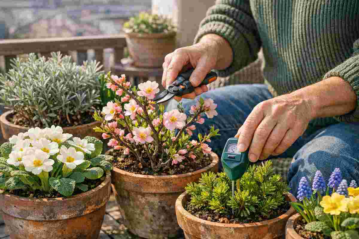 Piante svernate, il ritorno all’aperto richiede pazienza: errori da evitare tra luce, gelo e forbici
