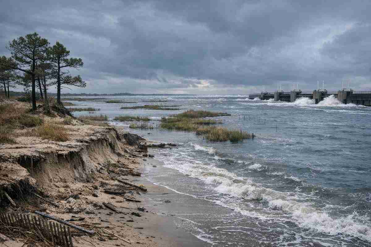 Valli di Comacchio, il fragile equilibrio che si spezza tra mare che avanza, piogge estreme e suolo che sprofonda