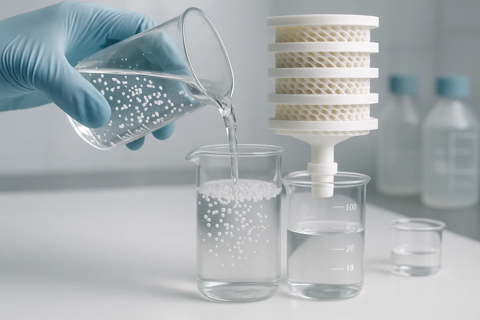 Filtro stampato in 3D cattura il 90% delle microplastiche in laboratorio: ora la sfida delle lavatrici (2)