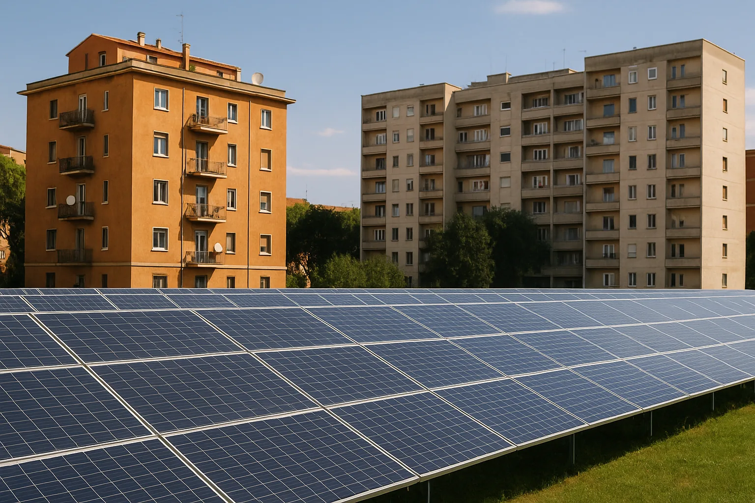 Pannelli fotovoltaici in comodato gratuito a Roma e Lombardia: progetti pilota per combattere la povertà energetica