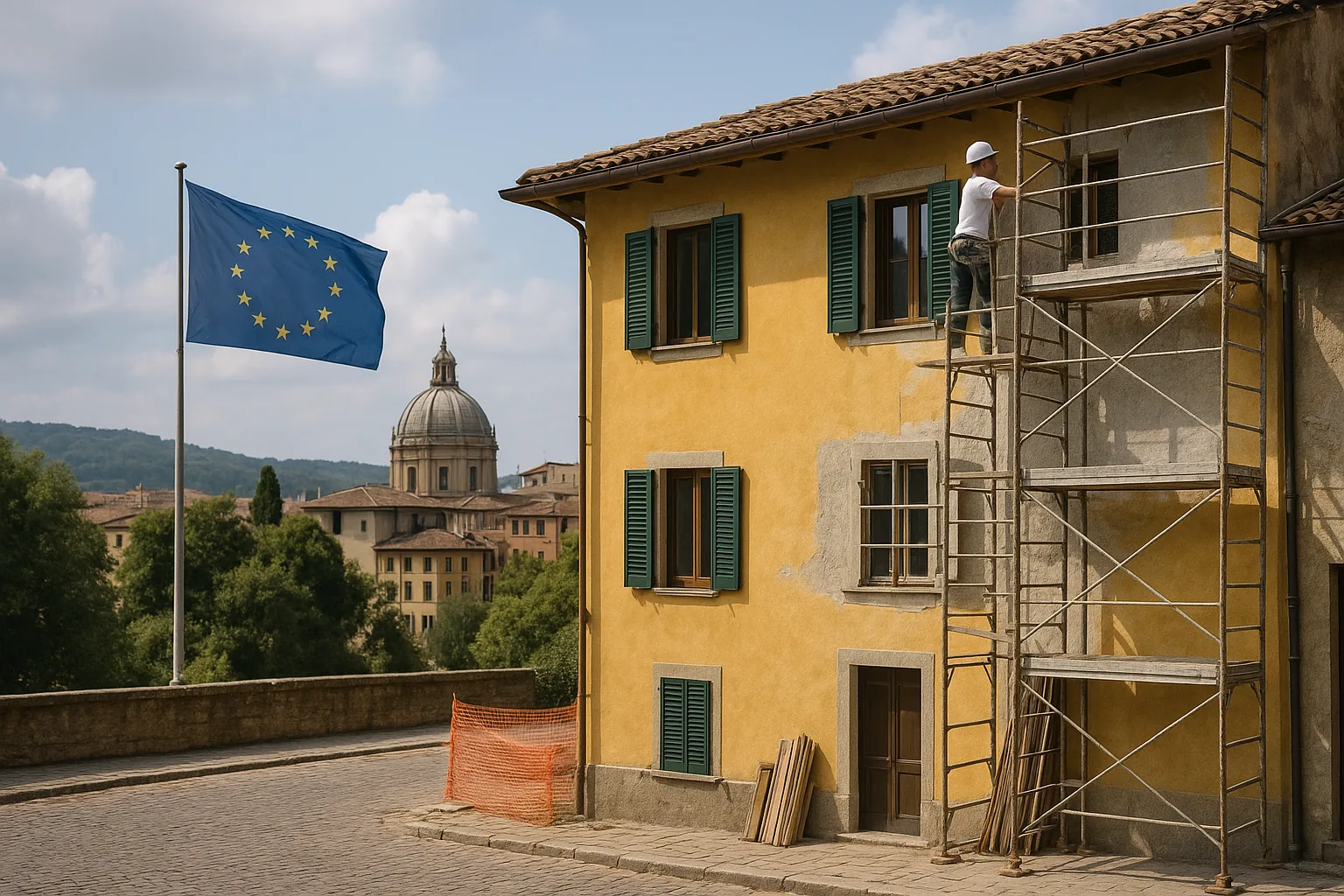 Italia, due mesi per presentare il piano nazionale di ristrutturazione edilizia o rischia sanzioni UE